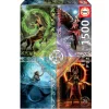 Puzzle 1500 pièces : Elemental Magic Star Chart, Anne Stokes - Educa