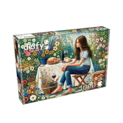 Puzzle 1000 pièces : EN ATTENTE DE COMPAGNIE - JaCaRou