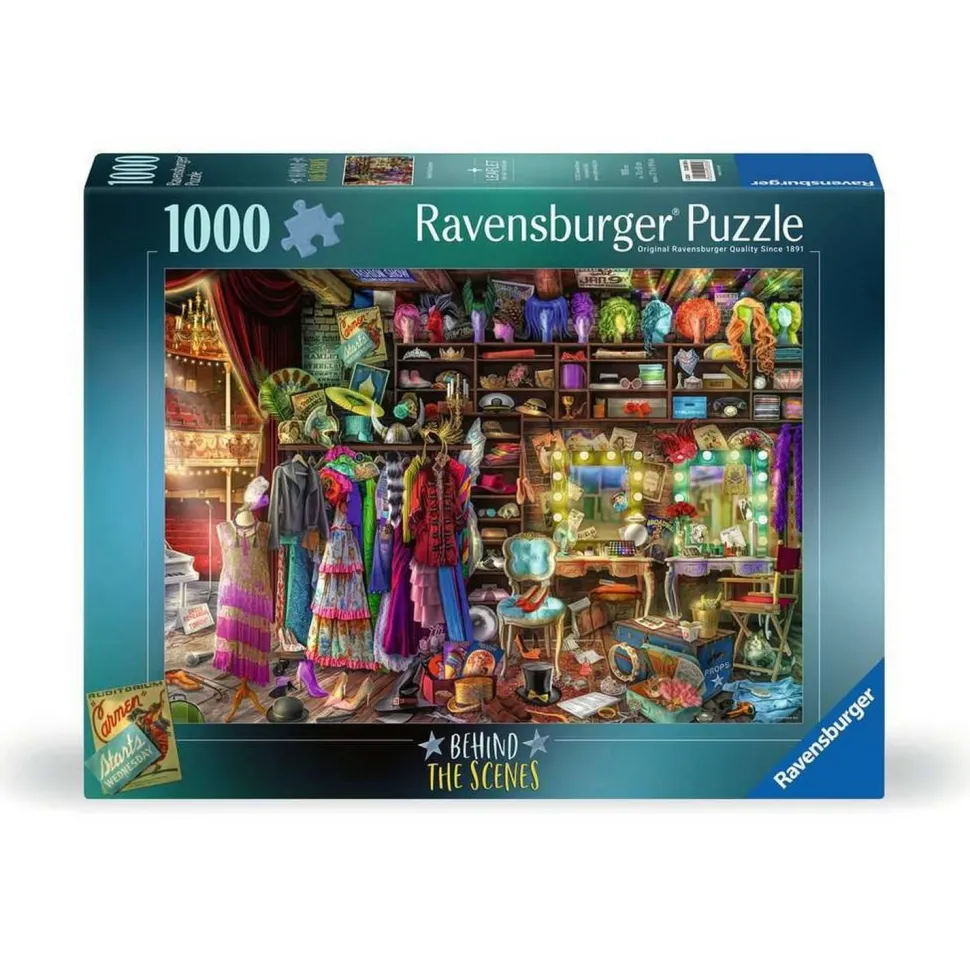 Puzzle 1000 pièces : En coulisses - Ravensburger