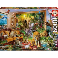 Puzzle 6000 pièces : En entrant dans la chambre - Educa
