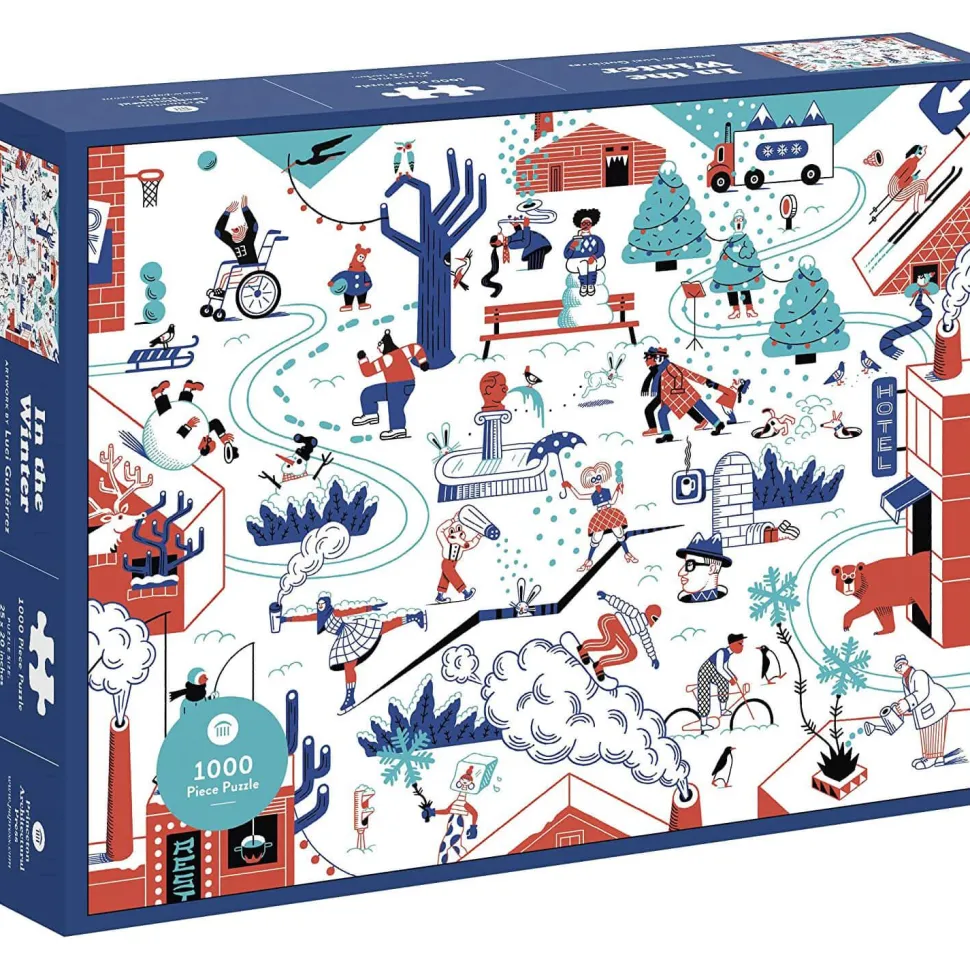 Puzzle 1000 pièces : En hiver - Galison
