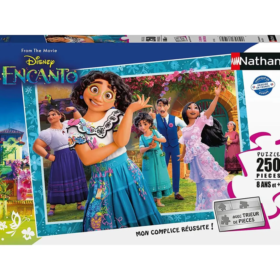 Puzzle 250 pièces : Encanto : La fantastique famille Madrigal - Nathan