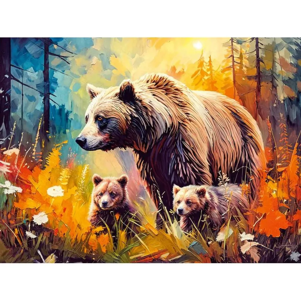 Puzzle 1000 pièces : Ensemble dans la nature - CherryPazzi