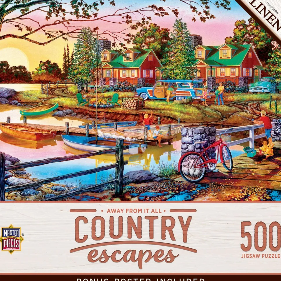Puzzle 550 pièces : Escapades à la campagne - Loin de tout - Master Pieces