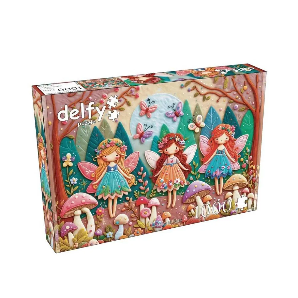 Puzzle 1000 pièces : FABLES EN FEUTRE - JaCaRou