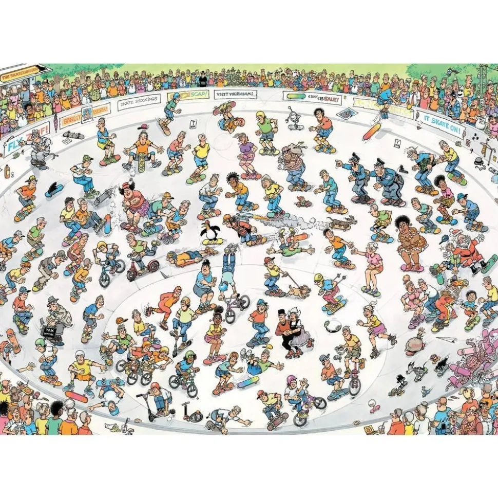Puzzle 1000 pièces : Faire du skate - JVH - Diset