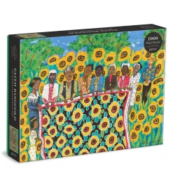 Puzzle 1000 pièces : Faith Ringgold, L'Abeille Tournesol Quilting à Arles - Galison