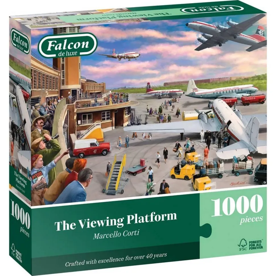 Puzzle 1000 pièces : Falcon - La plate-forme d'observation - Jumbo