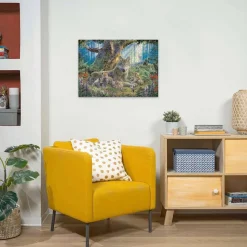 Puzzle 1000 pièces - Famille de loups dans la forêt - Ravensburger