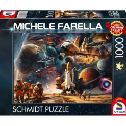 Puzzle 1000 pièces : Fascination de l’espace : vers de lointaines galaxies - Michele Farella - Schmidt