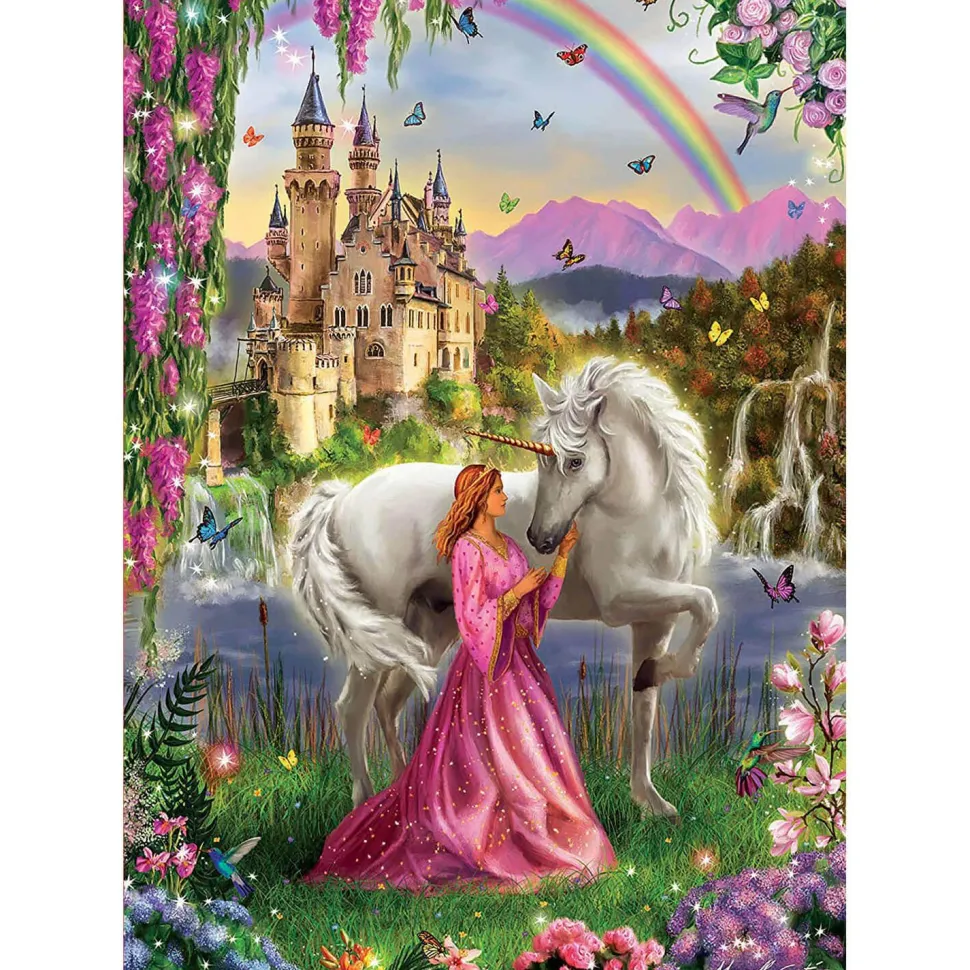 Puzzle 500 pièces : Fée et Licorne - Educa