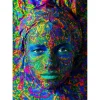 Puzzle 1000 Pièces : Femme avec maquillage artistique en couleur - EnjoyPuzzle