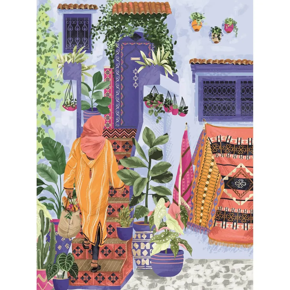 Puzzle 1000 pièces : Femmes Autour du Monde - Maroc - Claire Morris - Edition Spéciale - Magnolia
