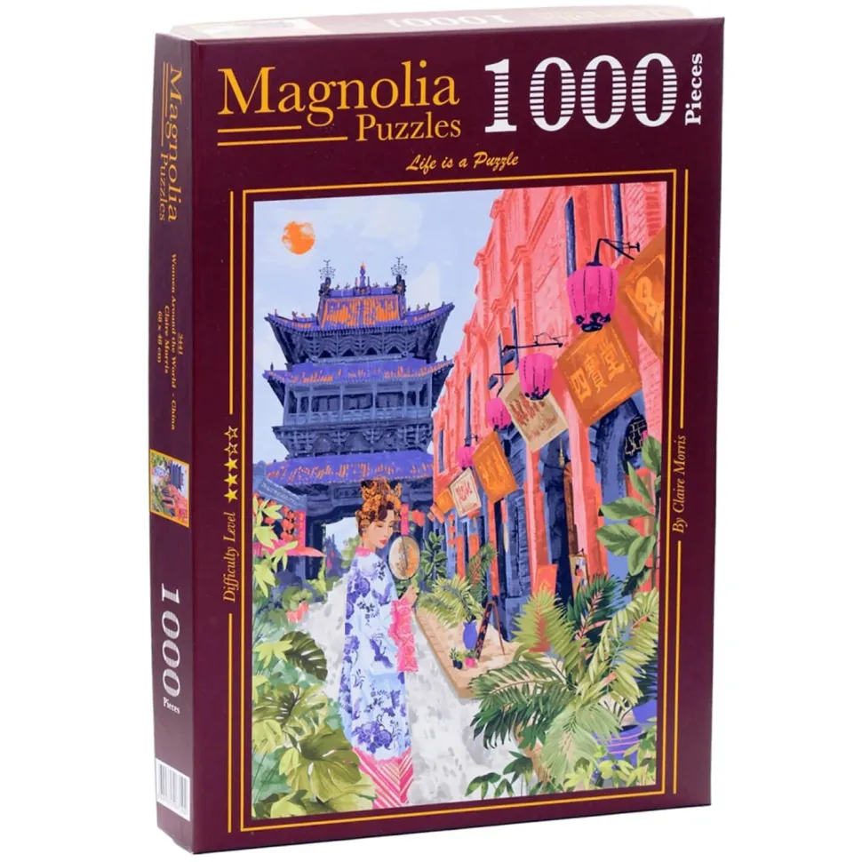Puzzle 1000 pièces : Femmes autour du monde - Chine - Claire Morris - Edition spéciale - Magnolia