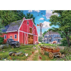 Puzzle 550 pièces : Ferme familiale (Boîte) - Eurographics