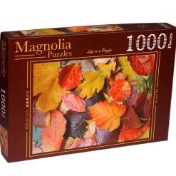 Puzzle 1000 pièces : Feuilles colorées - Magnolia