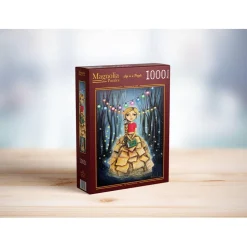 Puzzle 1000 Pièces : Fille Rat de Bibliothèque - Magnolia