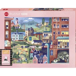 Puzzle 1000 pièces : Film Masters Hitchcock - Heye