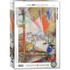 Puzzle 1000 pièces - Fine Art Collection : "Paris à travers la fenêtre" Marc Chagall - Eurographics