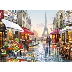 Puzzle 1500 pièces : Fleuriste à Paris - Castorland