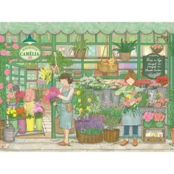 Puzzle 1000 pièces : Fleuriste Camélia - Magnolia