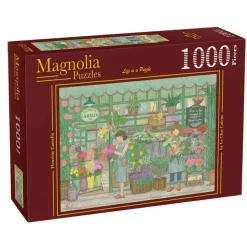 Puzzle 1000 pièces : Fleuriste Camélia - Magnolia