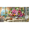 Puzzle 4000 pièces : Fleurs d'été et tasse de thé - Castorland