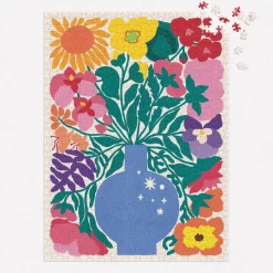 Puzzle 1000 pièces : Fleurs du zodiaque - Galison