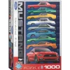 Puzzle 1000 pièces : Ford Mustang 50 ans - Eurographics