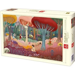 Puzzle 1000 pièces : Forêt Magique - DToys