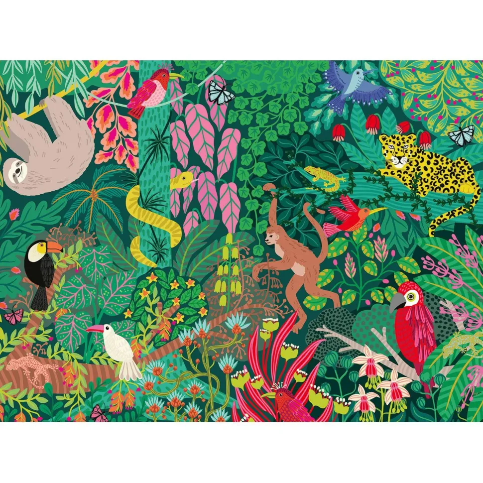 Puzzle 1000 pièces : Forêt tropicale magique - Ravensburger