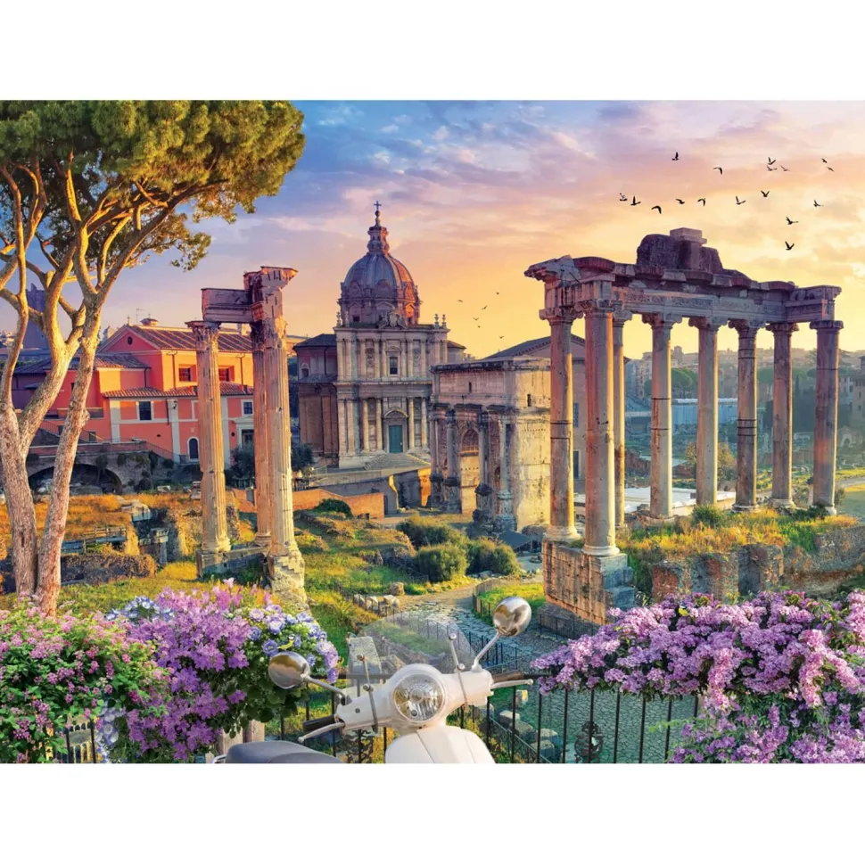 Puzzle 1000 pièces : Forum Romain, Rome, Italie - Eurographics