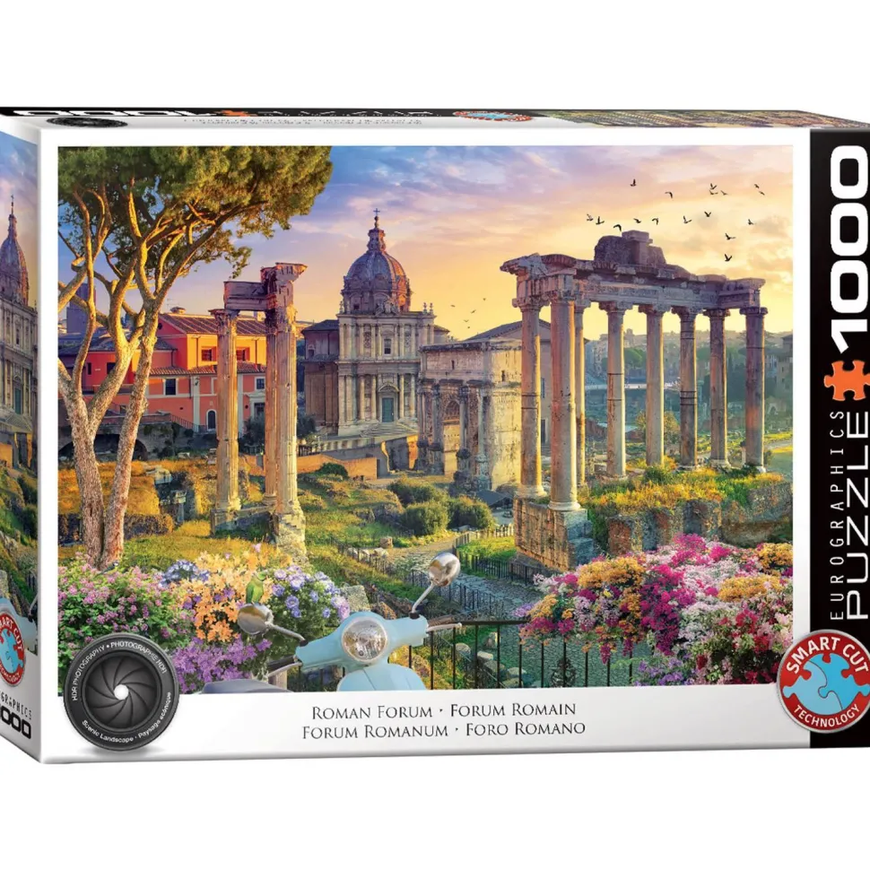 Puzzle 1000 pièces : Forum Romain, Rome, Italie - Eurographics
