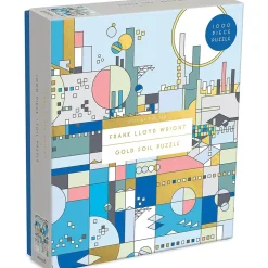 Puzzle 1000 pièces : Frank Lloyd Wright, Ville en bord de mer - Galison