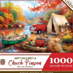 Puzzle 1000 pièces : Galerie d'art - Partageons le plein air - Master Pieces