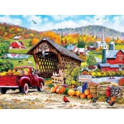 Puzzle 1000 pièces : Galerie d'art - Pont du vieux ruisseau - Master Pieces