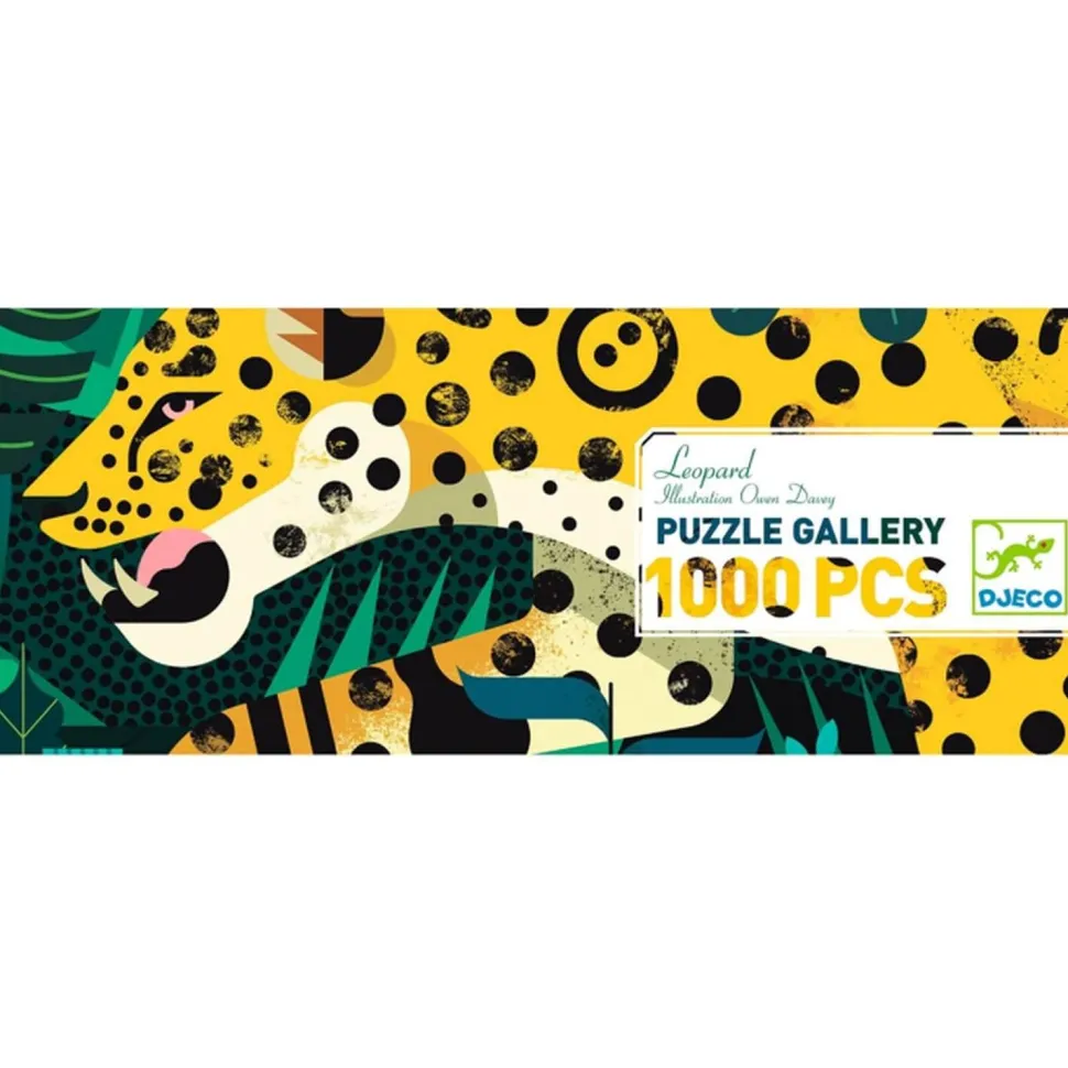 Puzzle 1000 pièces : Gallery : Leopard - Djeco