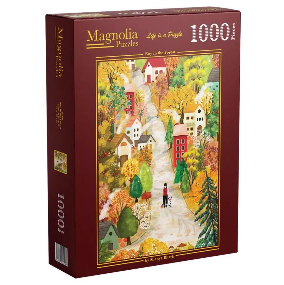 Puzzle 1000 pièces : Garçon dans la forêt - Magnolia