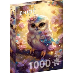 Puzzle 1000 Pièces : Gentil Hibou - EnjoyPuzzle