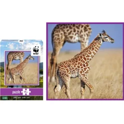 Puzzle 100 pièces : Girafes - WWF