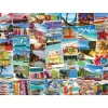 Puzzle 1000 pièces : Globe-trotteur : Plages - Eurographics