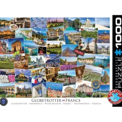 Puzzle 1000 pièces : Globetrotter, France - Eurographics