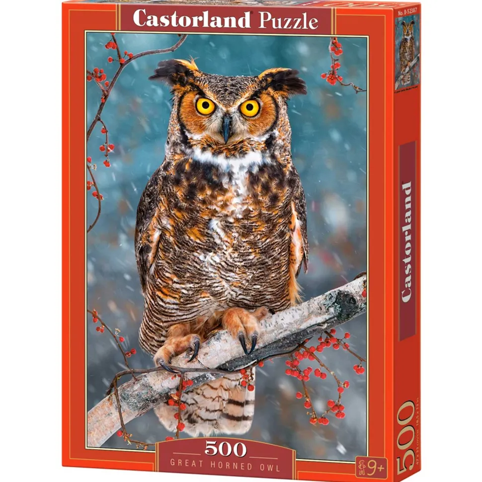 Puzzle 500 pièces : Grand Duc D'Amérique - Castorland