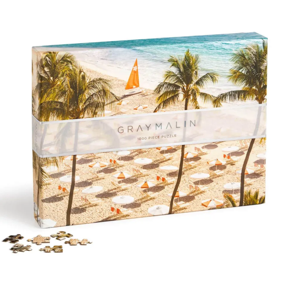 Puzzle 1000 pièces : Gray Malin, Le Beach Club - Galison