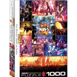Puzzle 1000 pièces : Groupe de rock KISS - Eurographics