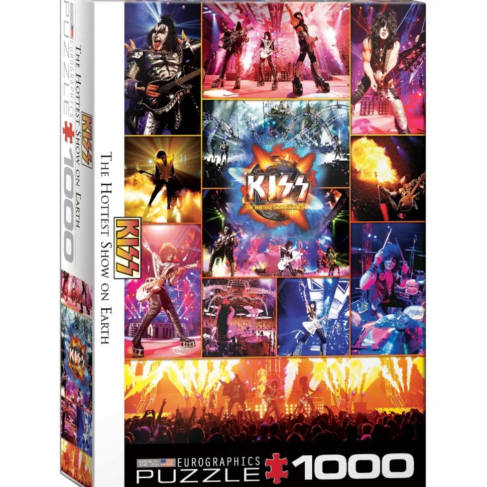 Puzzle 1000 pièces : Groupe de rock KISS - Eurographics