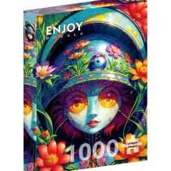 Puzzle 1000 Pièces : Guerrier Floral - EnjoyPuzzle