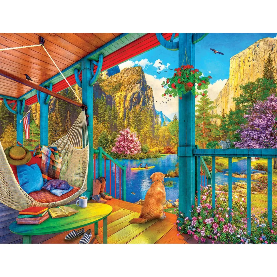 Puzzle 500 pièces : Hamac avec vue - Eurographics