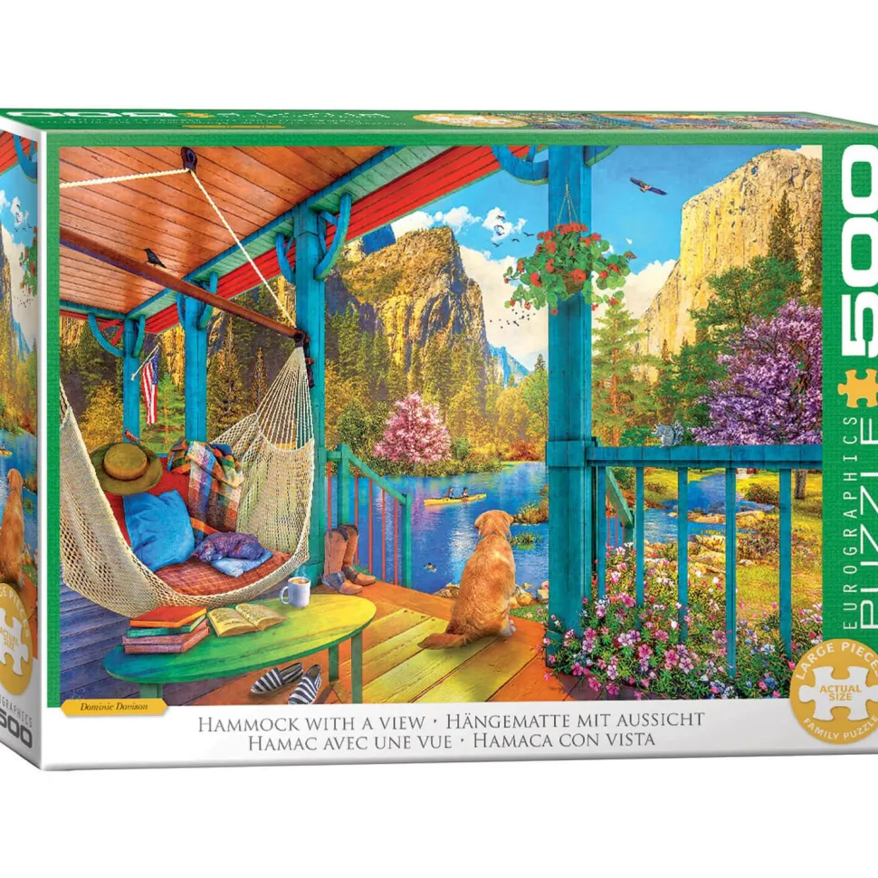 Puzzle 500 pièces : Hamac avec vue - Eurographics