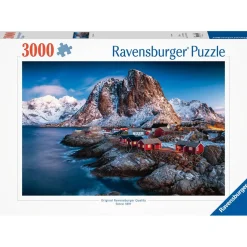 Puzzle 3000 pièces : Hamnoy, Iles Lofoten - Ravensburger